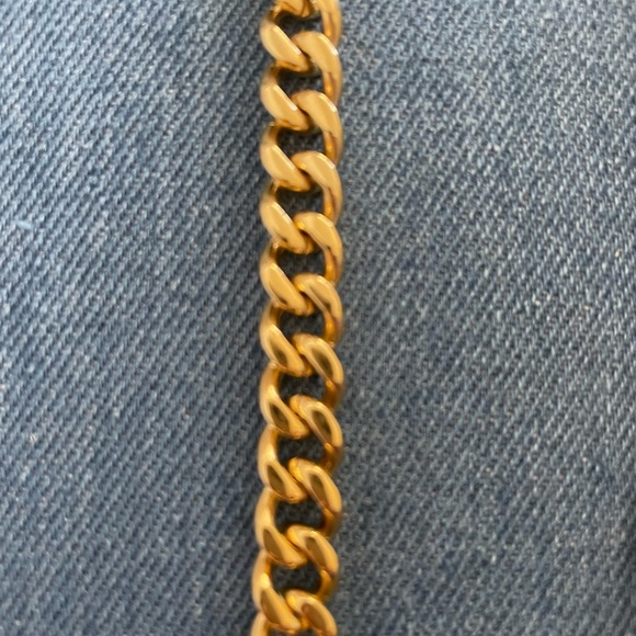 Gold Plated Stainless Steel Necklace Cuban Link - Picture 4 of 4